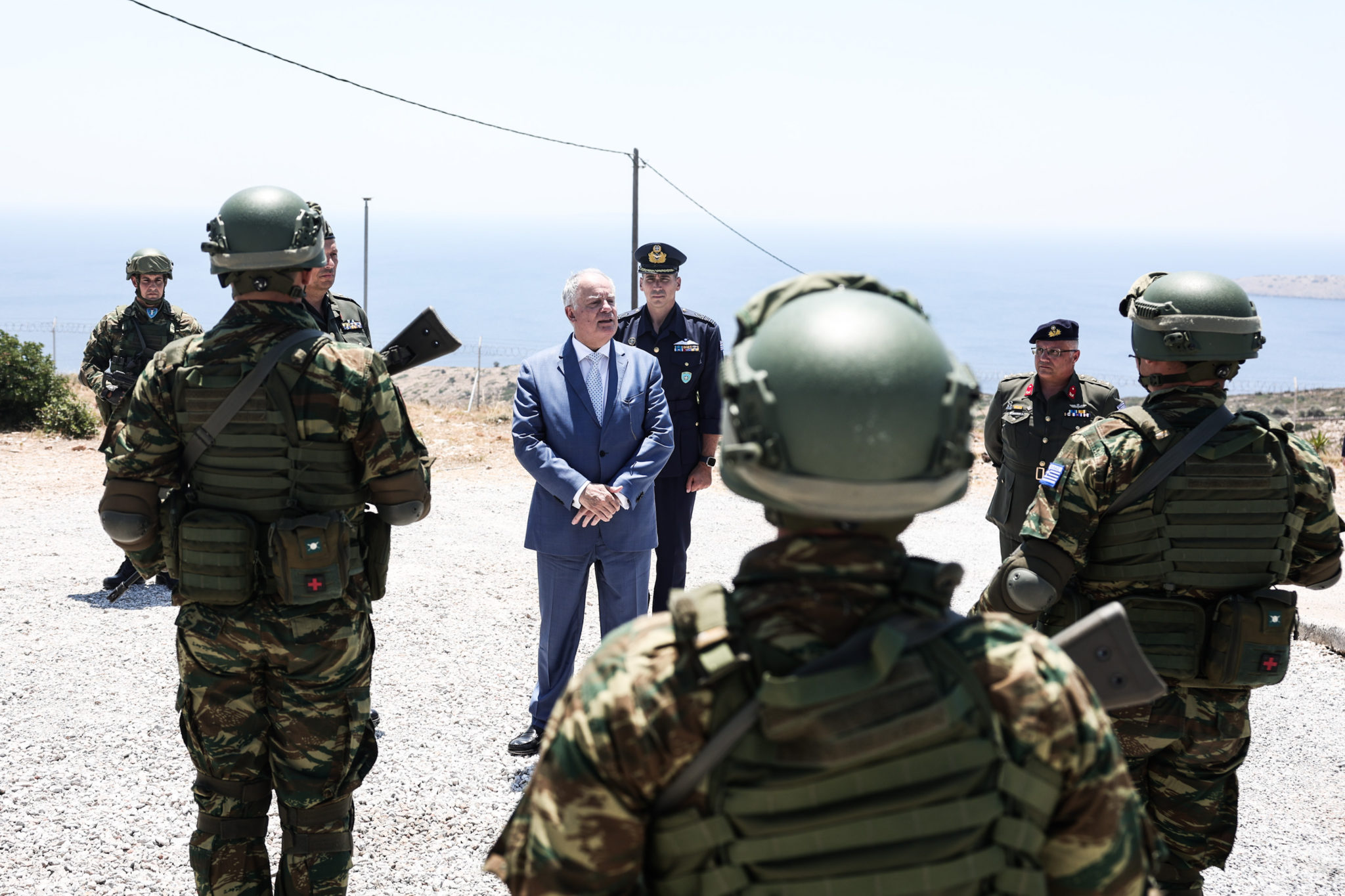 Ο Κωνσταντίνος Τασούλας στο Αγαθονήσι