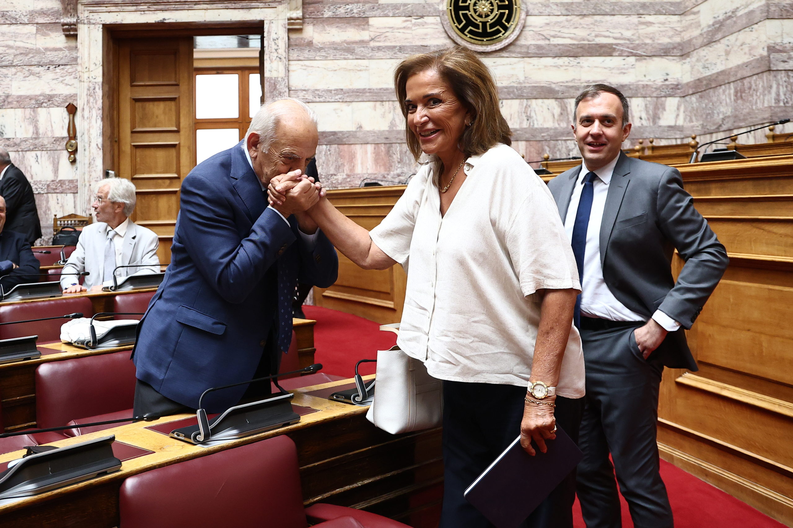 ΣΥΝΕΔΡΙΑΣΗ ΤΗΣ ΚΟΙΝΟΒΟΥΛΕΥΤΙΚΗΣ ΟΜΑΔΑΣ ΤΗΣ ΝΕΑΣ ΔΗΜΟΚΡΑΤΙΑΣ