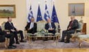 Όσα έγιναν στη Δεξίωση για την 52η επέτειο αποκατάστασης της Δημοκρατίας - Οι διάλογοι των πολιτικών αρχηγών, οι εκλογές και τα Γλυπτά του Παρθενώνα