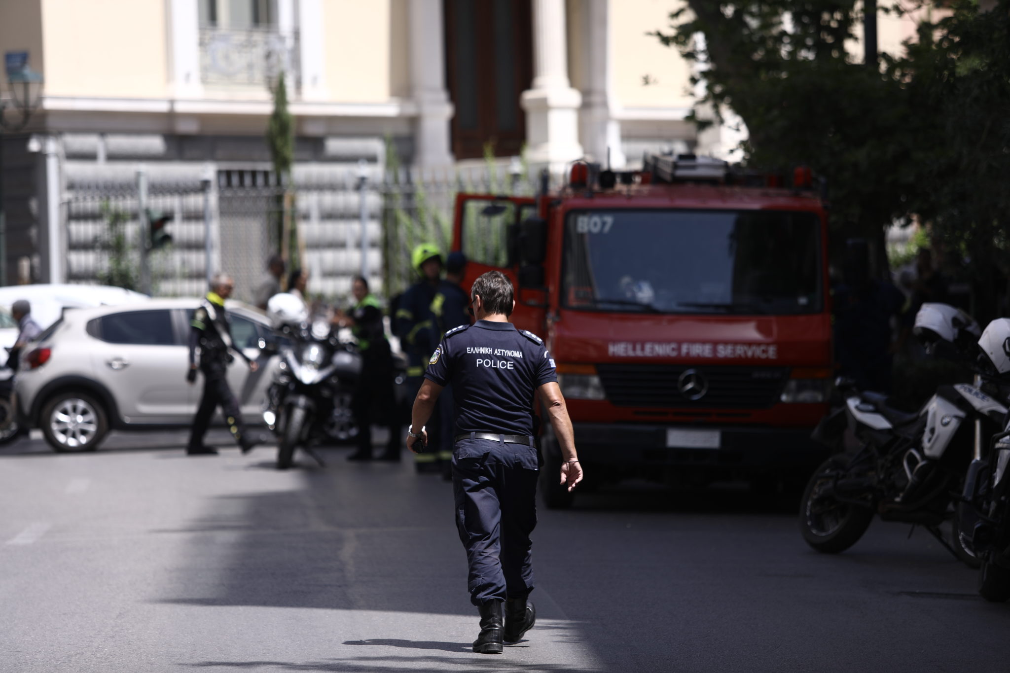 τηλεφώνημα για βόμβα Γαλλική Πρεσβεία