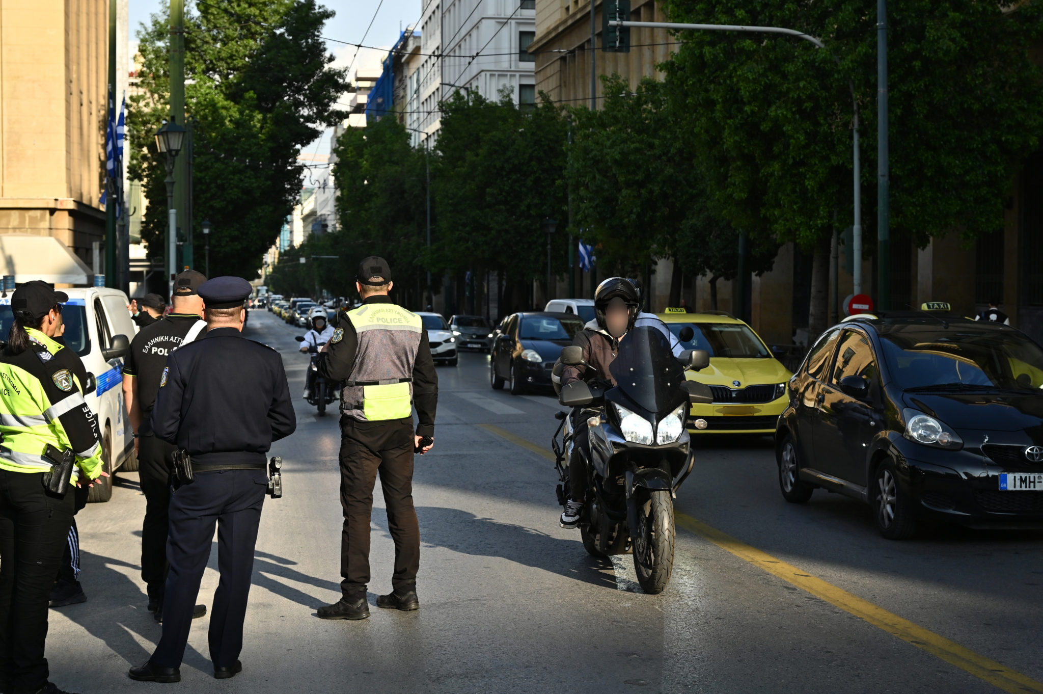 ΕΛΑΣ, τροχαία, Κράνος, Εκστρατεία