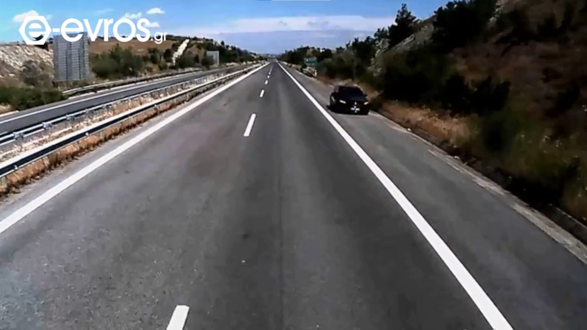Βίντεο-σοκ: Τρία αυτοκίνητα κινούνταν στο αντίθετο ρεύμα στην Εγνατία Oδό