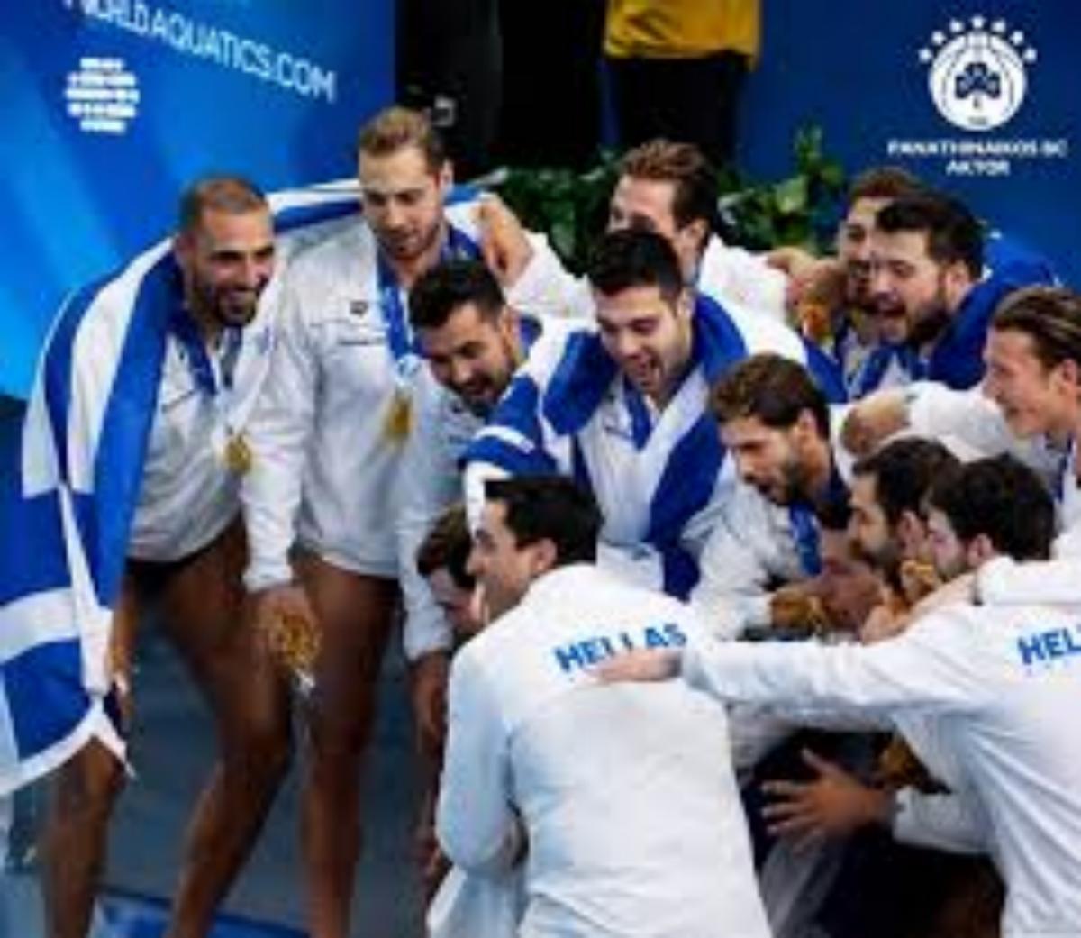 Περήφανη όλη η Ελλάδα για το χρυσό μετάλλιο της Εθνικής ομάδας πόλο των ανδρών – «Το είπαμε και τα καταφέραμε», δηλώνει συγκινημένος ο διεθνής Βασίλης Πούρος