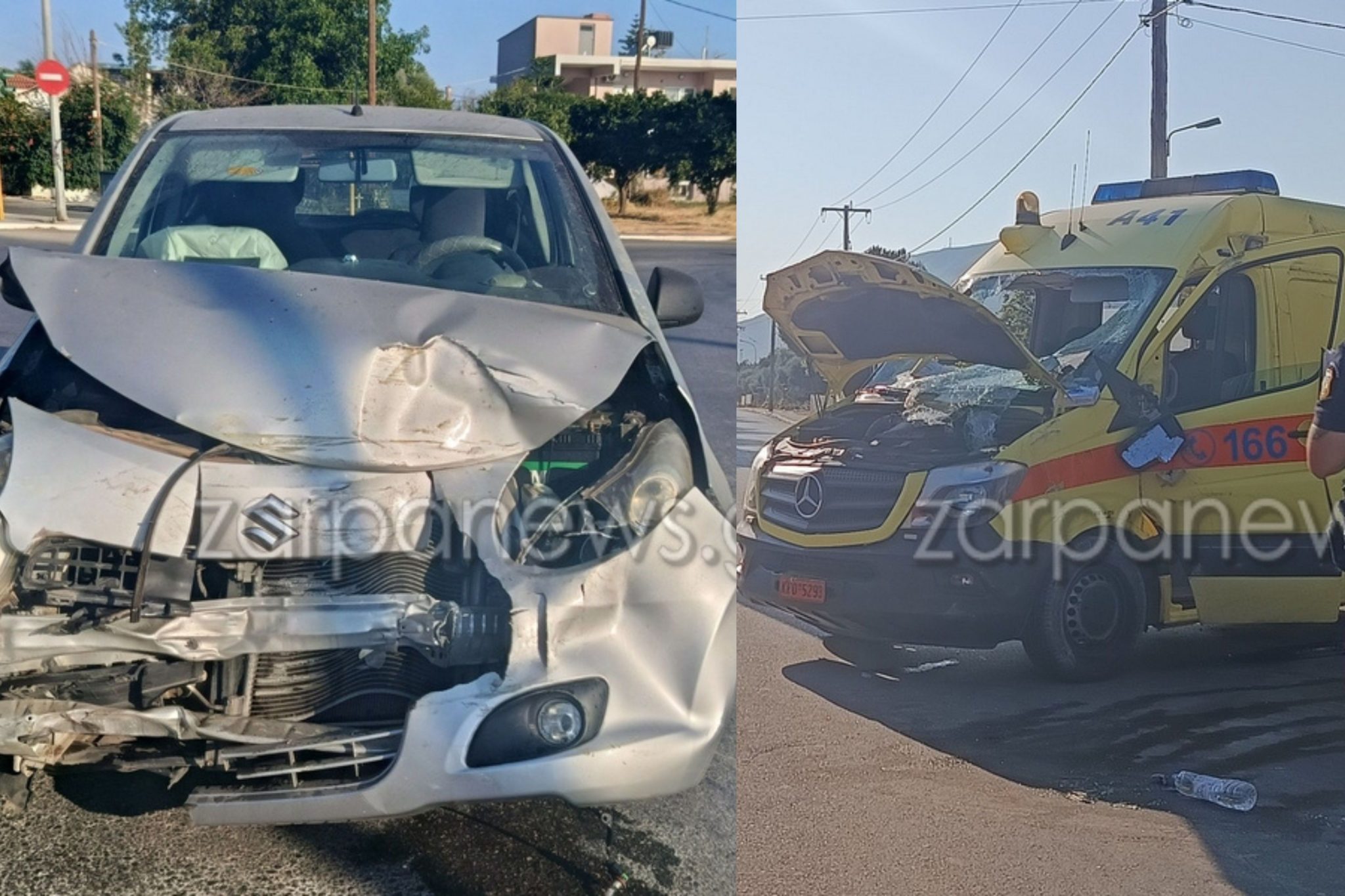 Τροχαίο, Ασθενοφόρο, Χανιά
