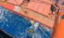 Βίντεο από την αεροδιακομιδή ασθενούς με Super Puma από φορτηγό πλοίο δυτικά της Χάλκης