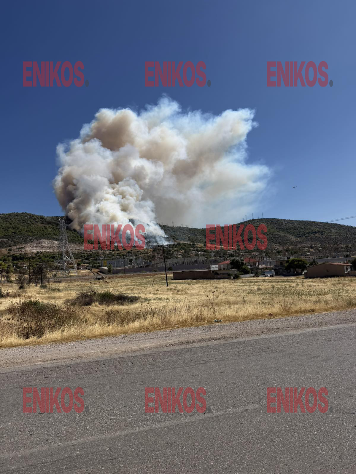 Φωτιά, Ασπρόπυργος, Ποικίλο Όρος, Περιφερειακή Αιγάλεω