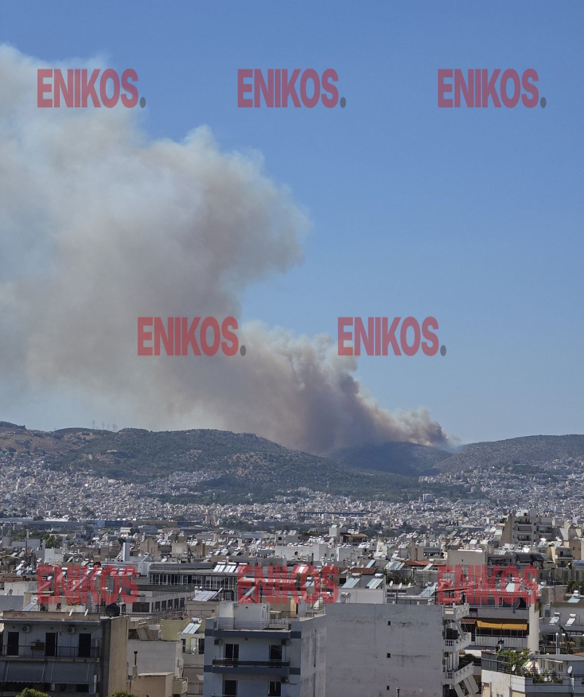 Φωτιά, Ασπρόπυργος, Ποικίλο Όρος, Περιφερειακή Αιγάλεω
