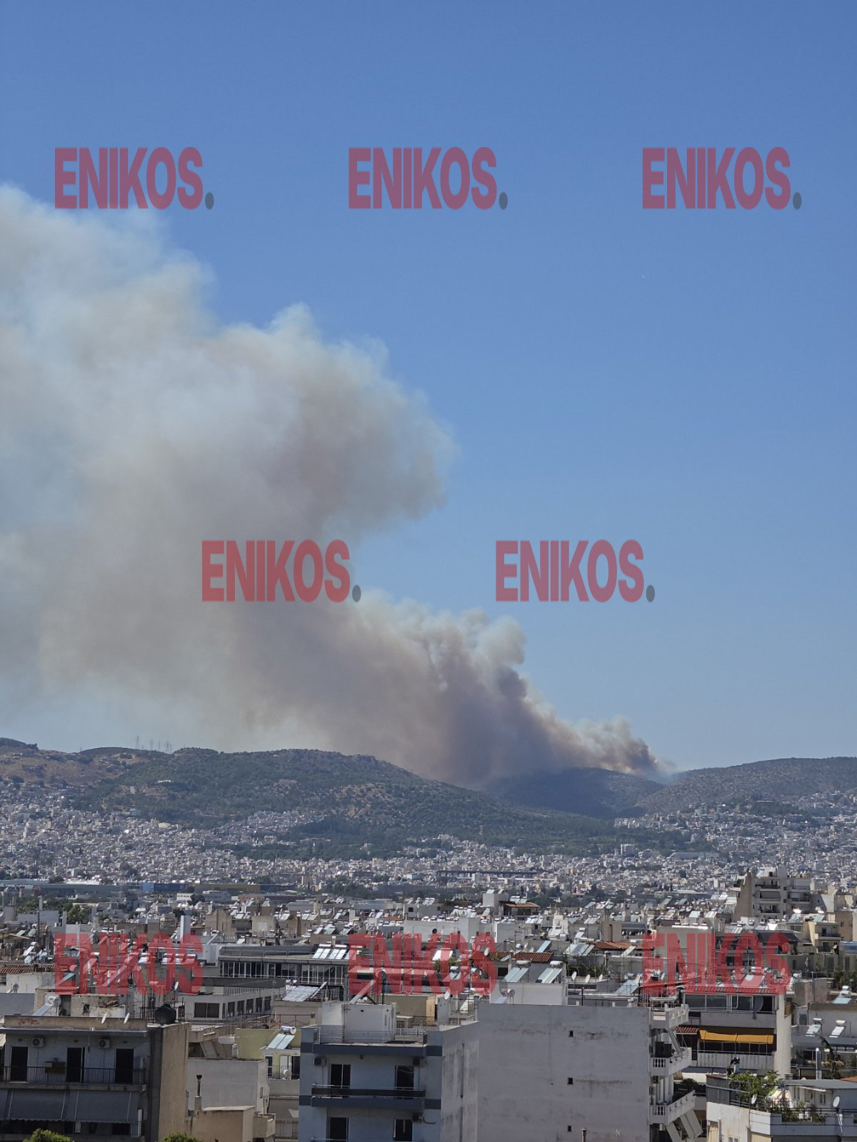 Φωτιά, Ασπρόπυργος, Ποικίλο Όρος, Περιφερειακή Αιγάλεω
