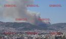 Μεγάλη φωτιά στο Ποικίλο Όρος στην Περιφερειακή Αιγάλεω - Μήνυμα του 112 για εκκένωση σε Αφαία και Άνω Δάσος Χαϊδαρίου