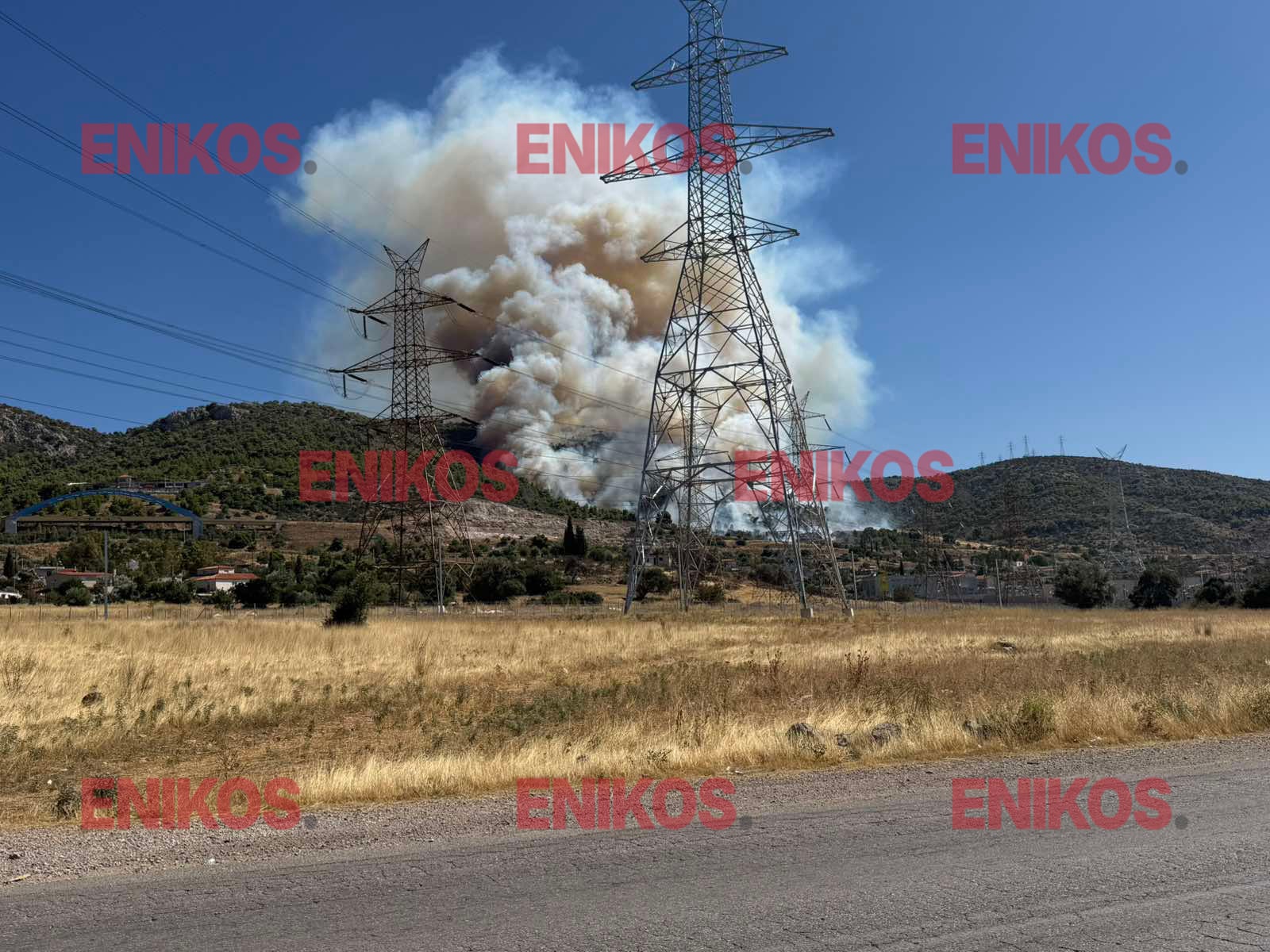 Φωτιά, Ασπρόπυργος, Ποικίλο Όρος, Περιφερειακή Αιγάλεω