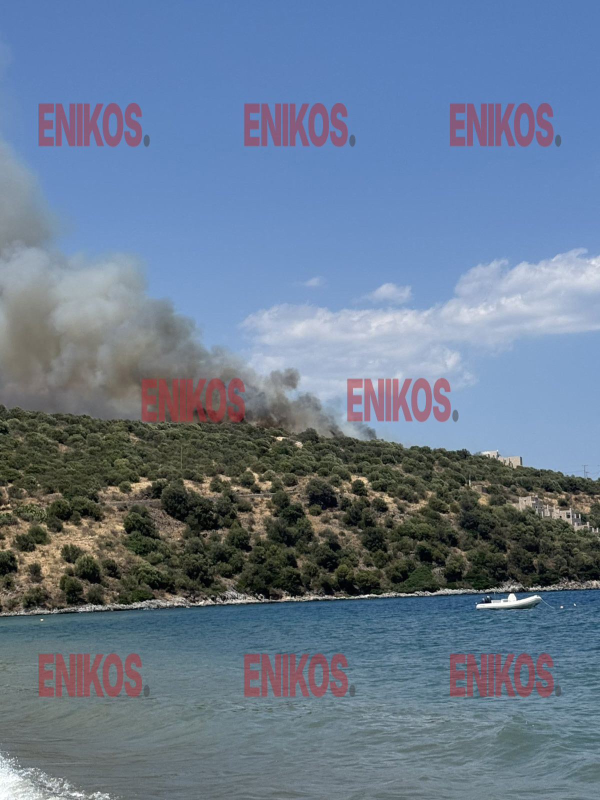 Φωτιά, Αγέρανο Γυθείου, Λακωνία