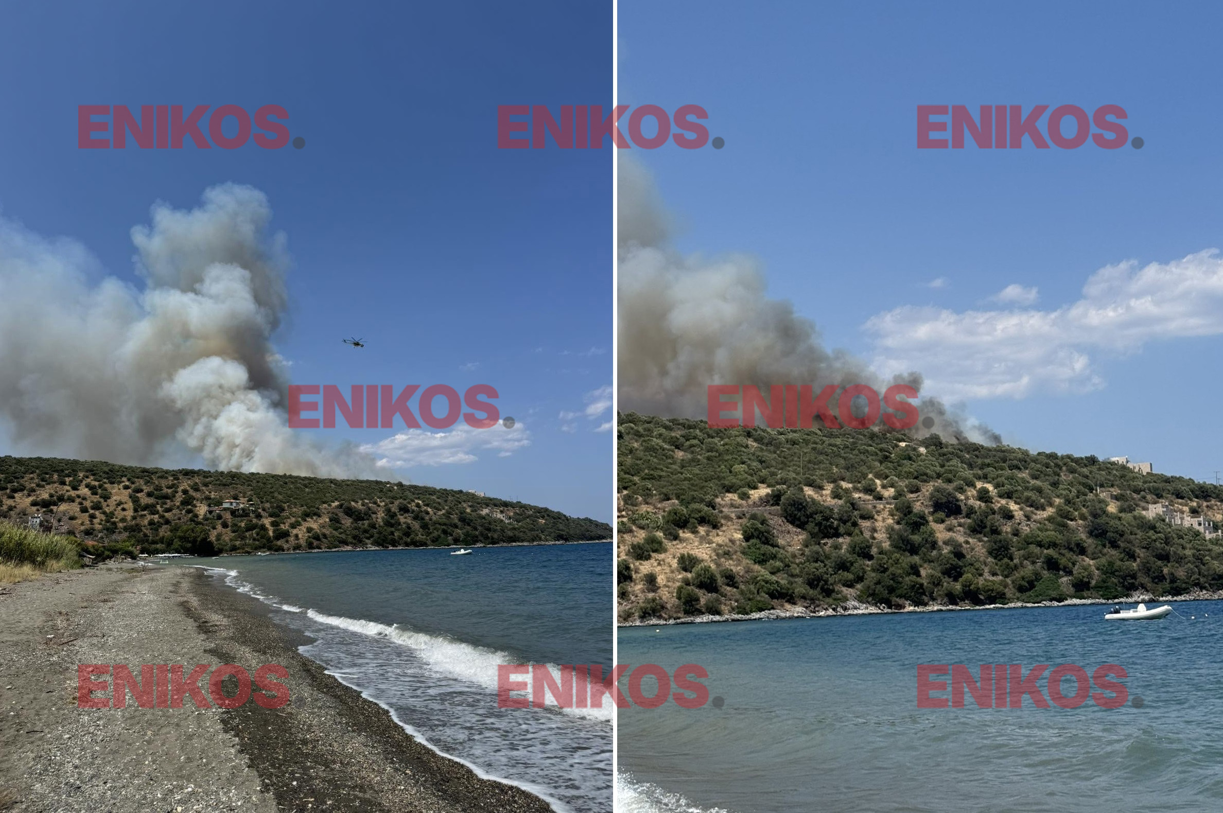 Λακωνία: Φωτιά σε χαμηλή βλάστηση στον Αγέρανο Γυθείου – Ήχησε το 112 για ετοιμότητα