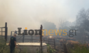 Φωτιά στην Οινούσσα Σερρών - Ήχησε το 112 για απομάκρυνση των κατοίκων