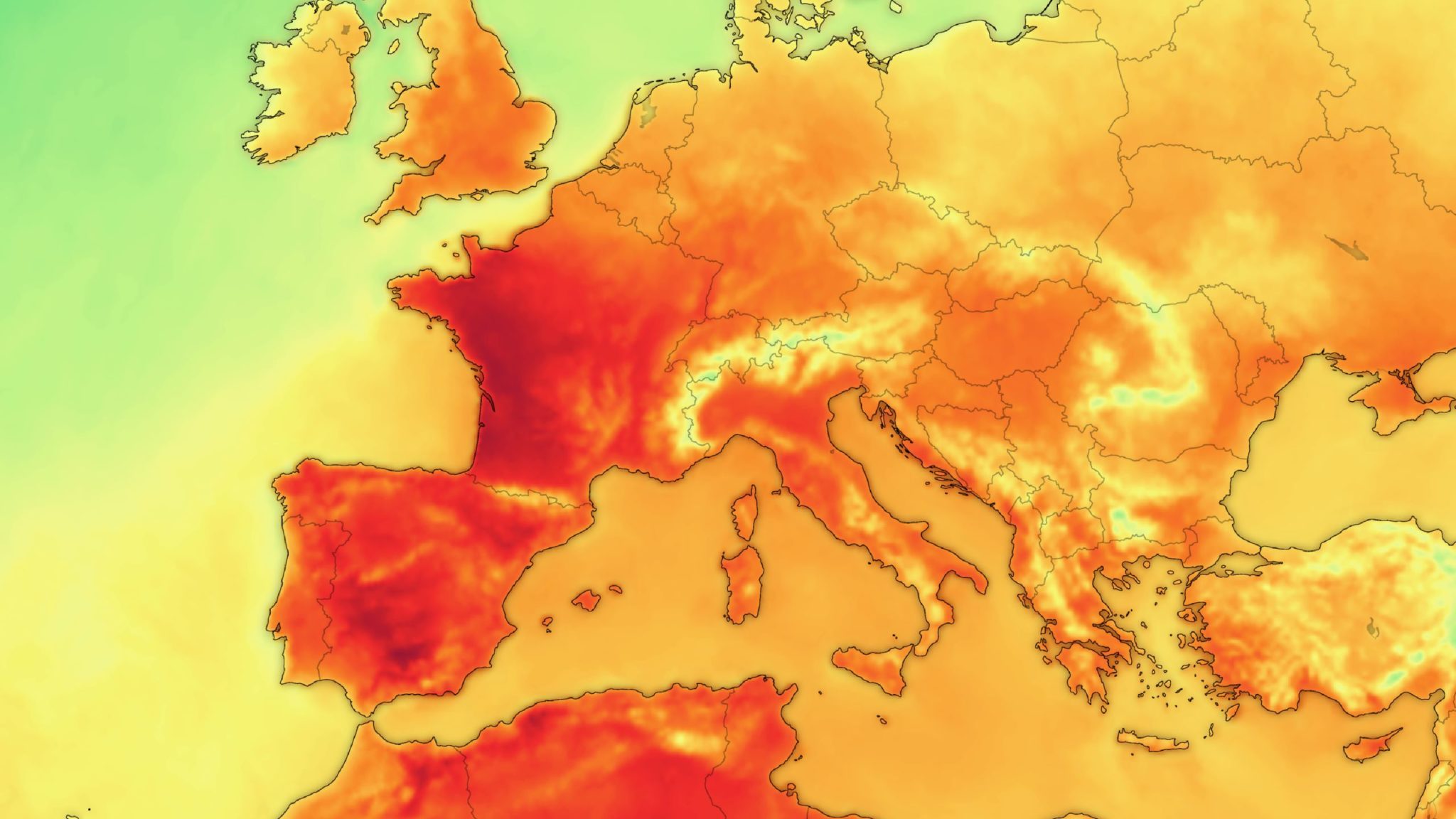 καύσωνας Ευρώπη θερμικός θόλος σχηματισμός Ωμέγα