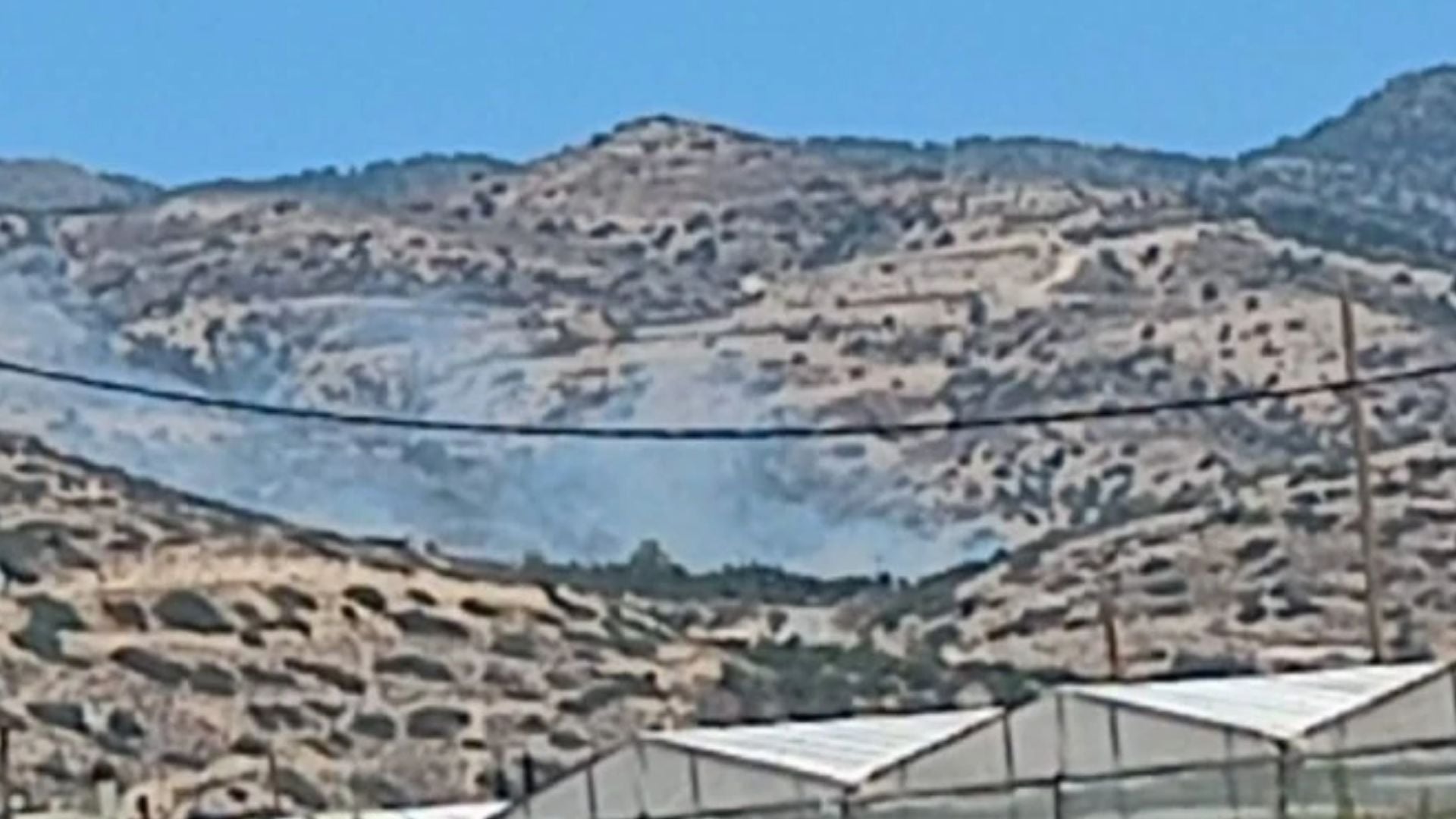 Φωτιά στο Λασίθι – Ήχησε το 112, πνέουν ισχυροί άνεμοι