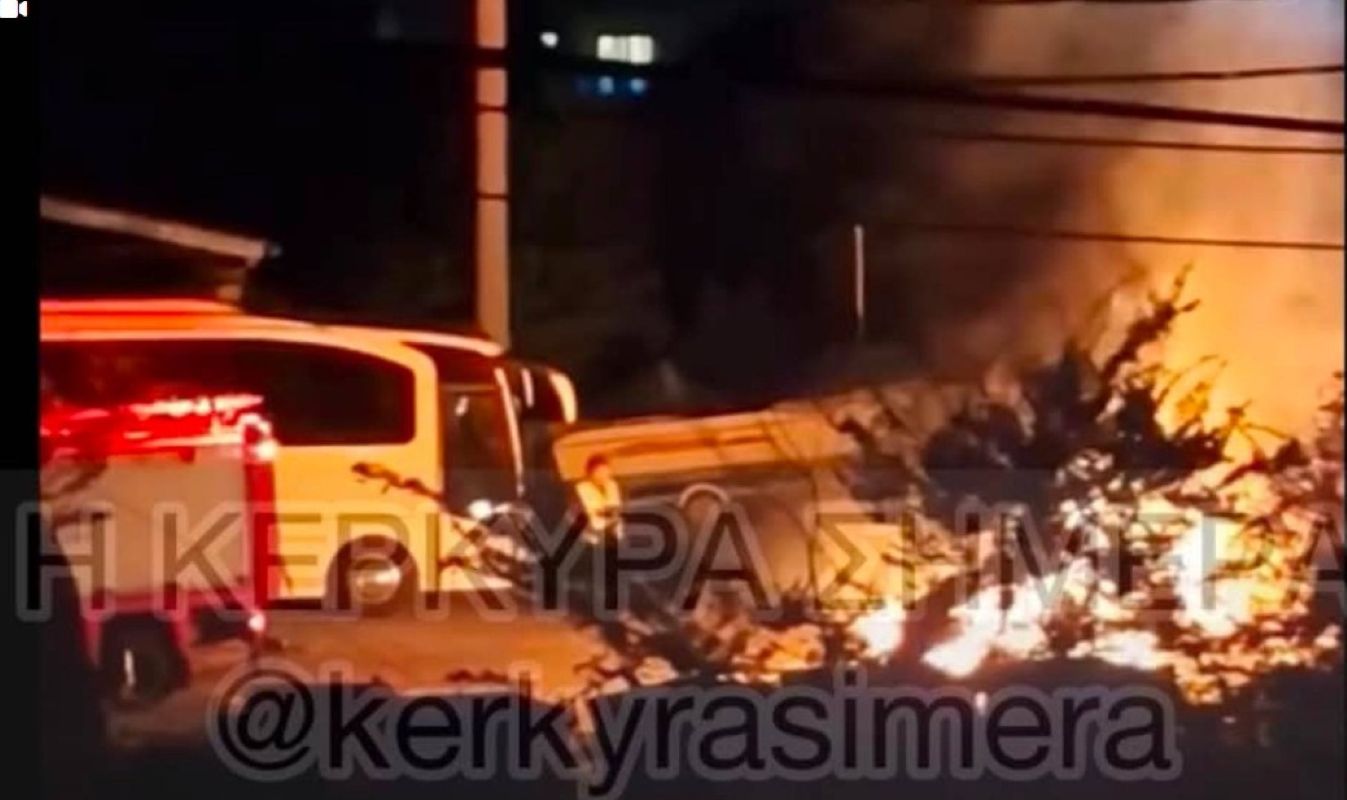 Κέρκυρα: Φωτιά σε απορριμματοφόρο από… αναμμένα κάρβουνα που πέταξαν ασυνείδητοι – ΒΙΝΤΕΟ