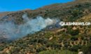 Χανιά: Σε ύφεση η φωτιά στην Κίσσαμο - Επιχείρησαν και 2 ελικόπτερα - Δείτε βίντεο