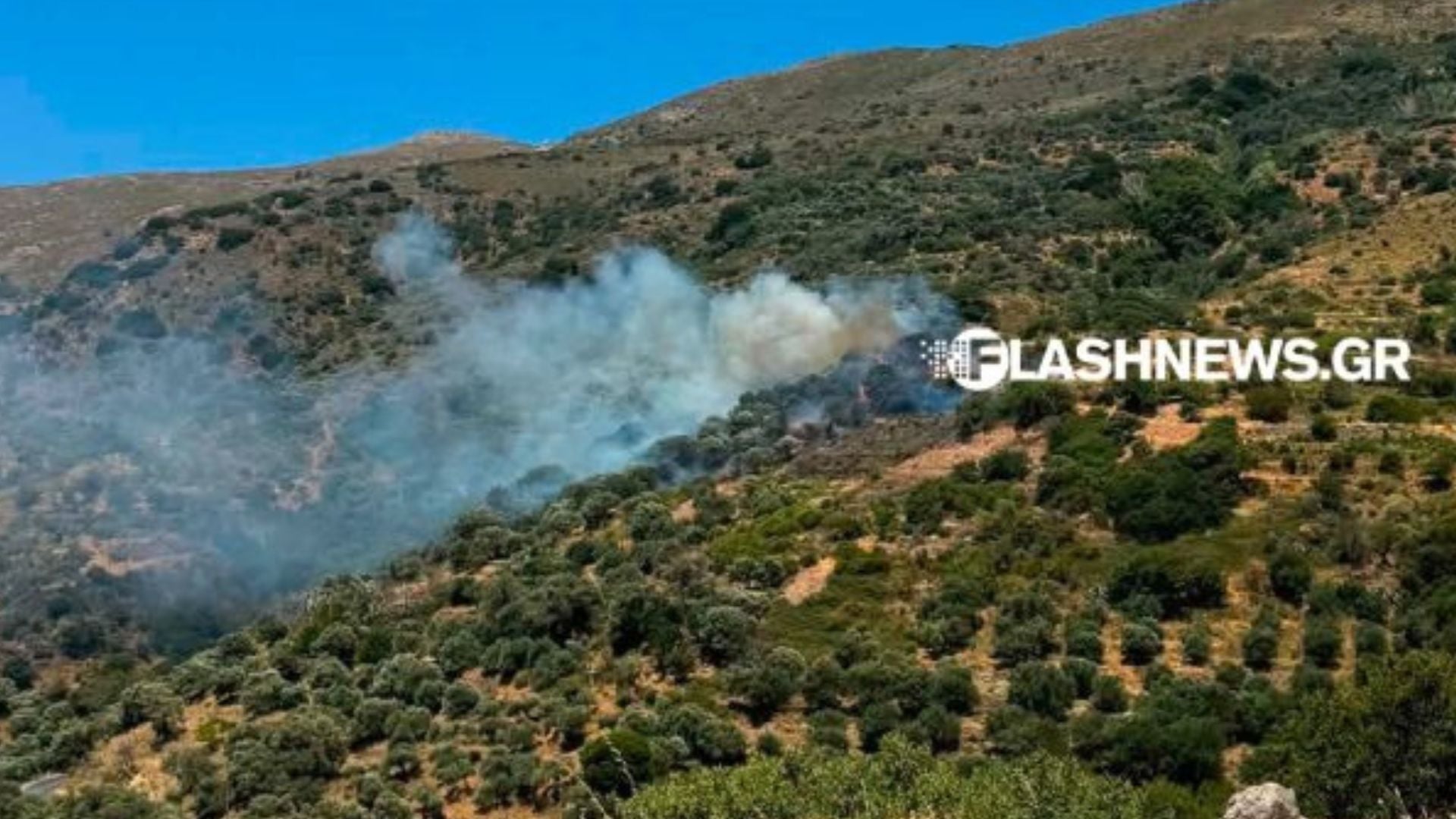 Χανιά: Σε ύφεση η φωτιά στην Κίσσαμο – Επιχείρησαν και 2 ελικόπτερα – Δείτε βίντεο