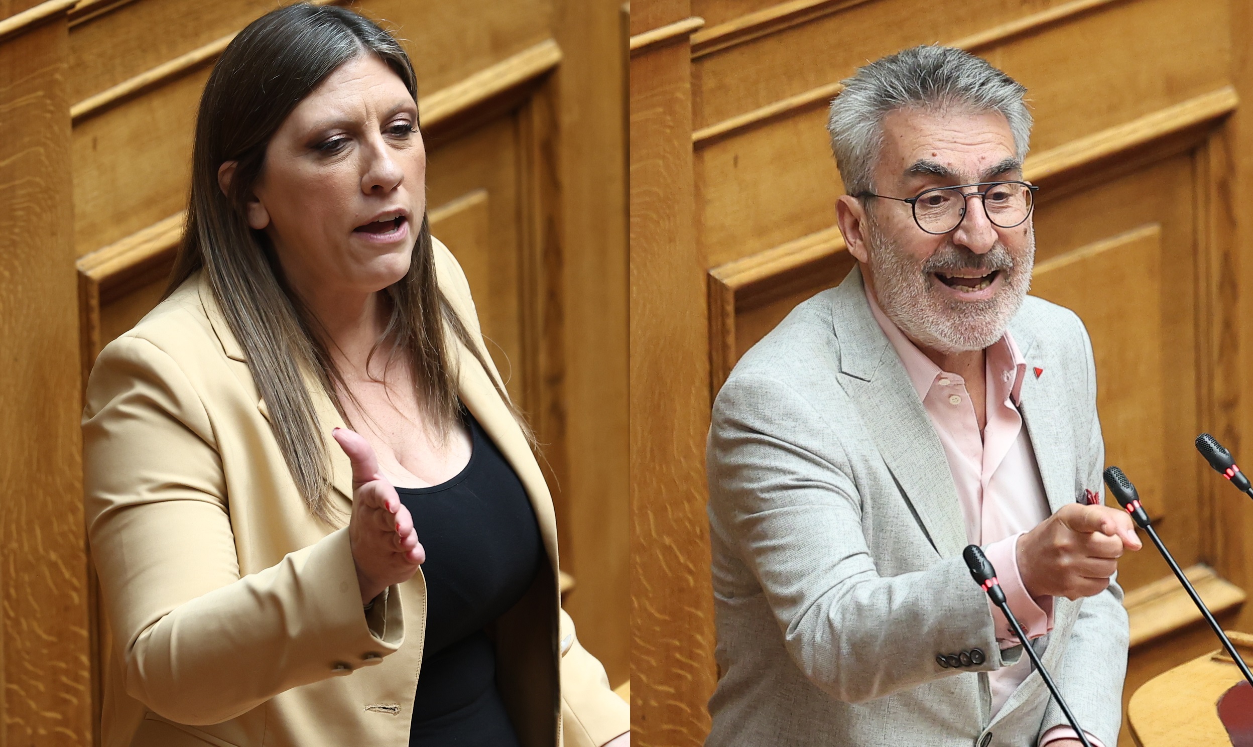 Βουλή: Ένταση μεταξύ Κωνσταντοπούλου και Ξανθόπουλου λόγω… γλυκών – «Την ώρα που πάει να γίνει συγκάλυψη θέλετε να κεράσετε»