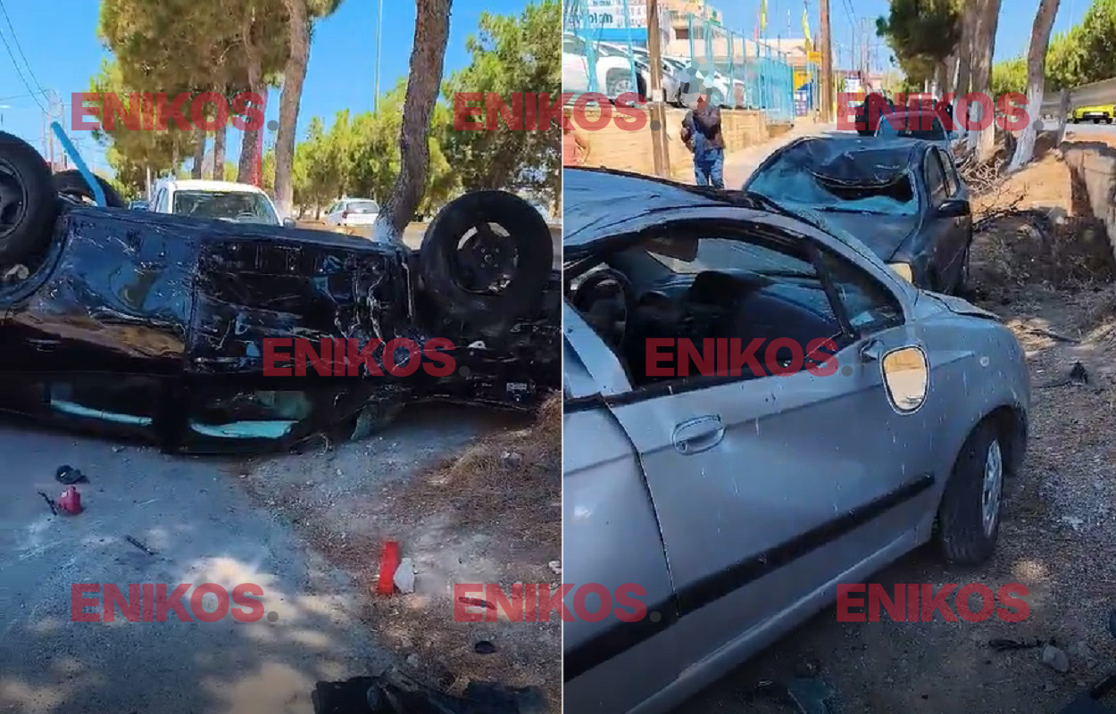 Τροχαίο στην Κρήτη: Τι έδειξε το αλκοτέστ του οδηγού του «ιπτάμενου» αυτοκινήτου – Νέο βίντεο με τις εκτεταμένες ζημιές