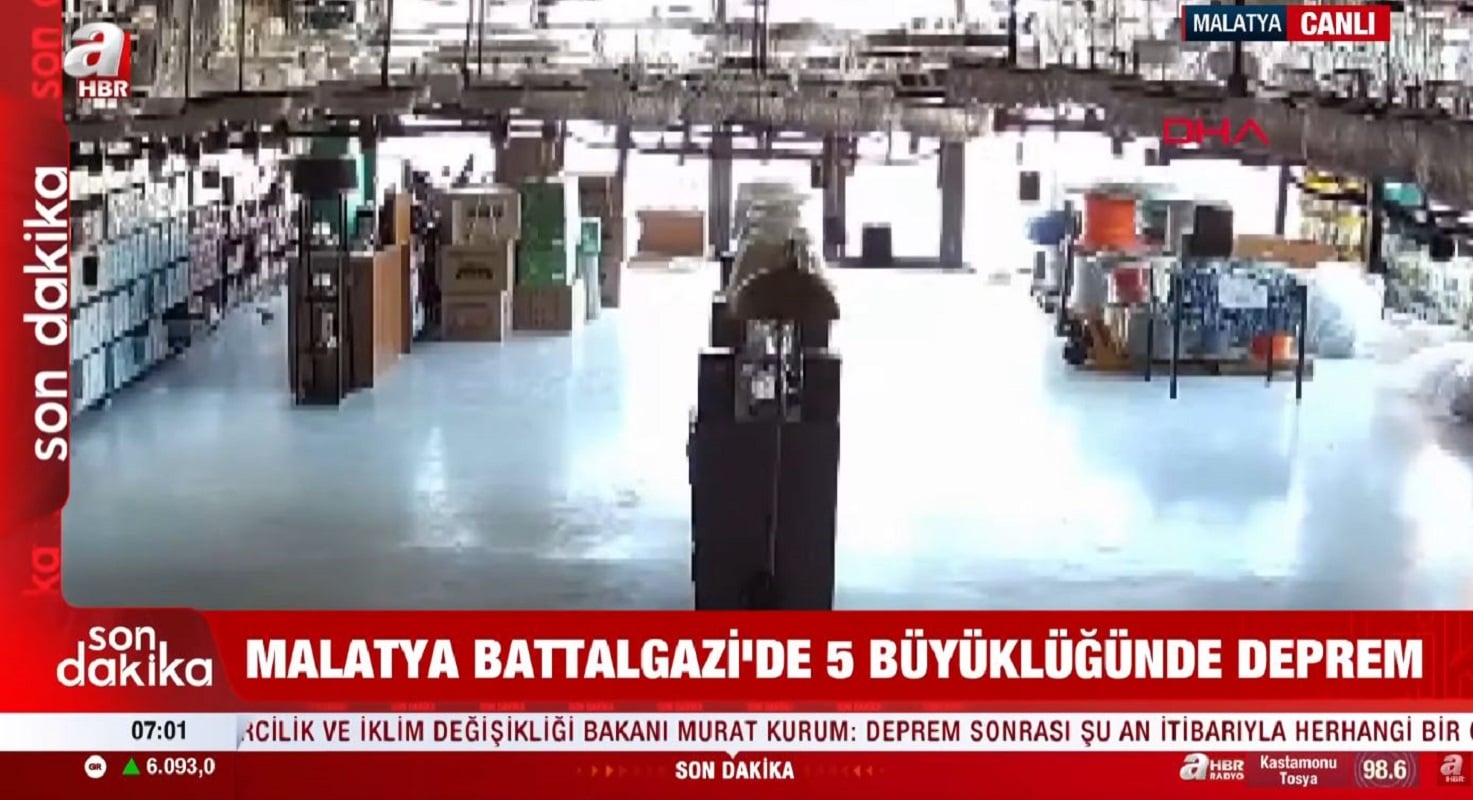 Τουρκία: Η στιγμή του σεισμού στη Μαλάτια – Δείτε βίντεο