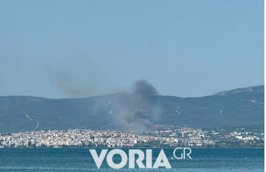 Θεσσαλονίκη: Φωτιά στην Πυλαία – Μήνυμα από το 112 για ετοιμότητα