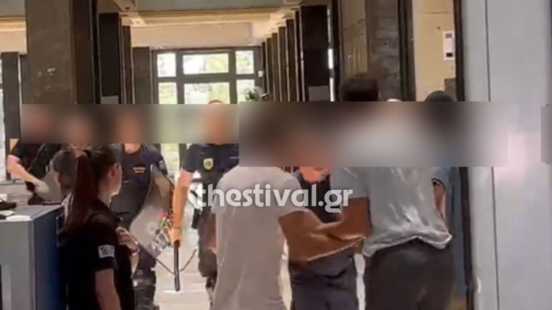 Θεσσαλονίκη: Δύο οι συλλήψεις μετά την ένταση στα δικαστήρια