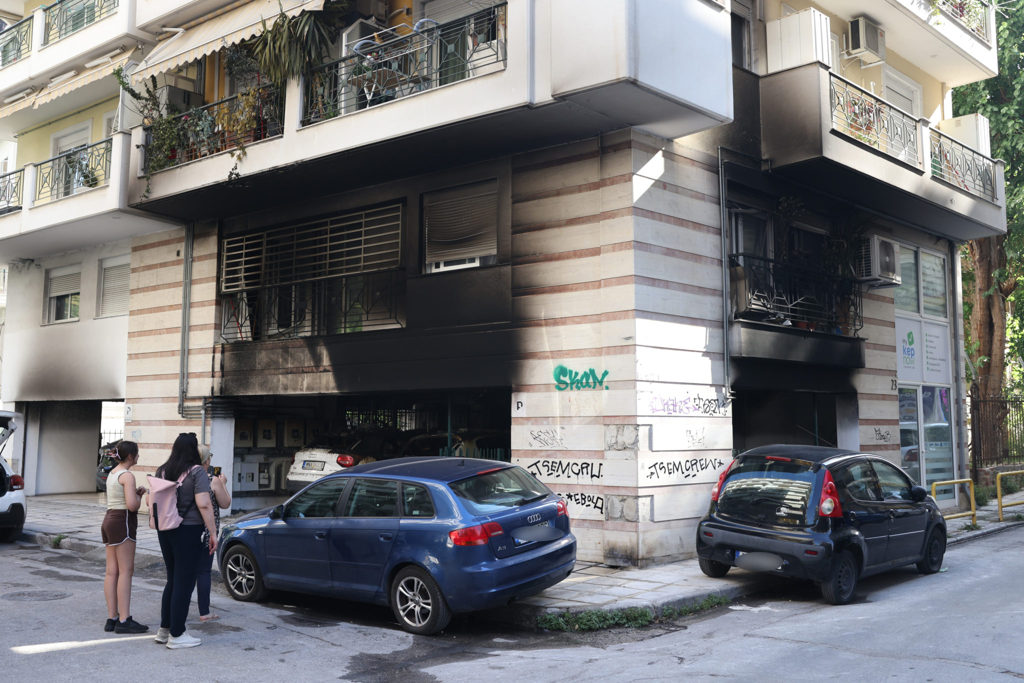 Θεσσαλονίκη Εμπρηστικές επιθέσεις, ΝΔ, Στελέχη