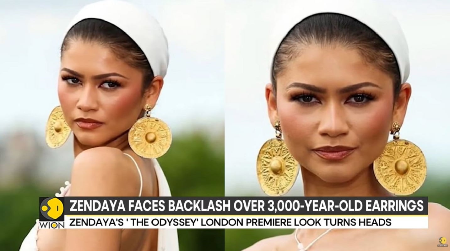 Η Zendaya δίχασε με την εμφάνισή της: Φόρεσε αρχαία ιρανικά κοσμήματα 3.000 ετών στην περιοδεία για την «Οδύσσεια»