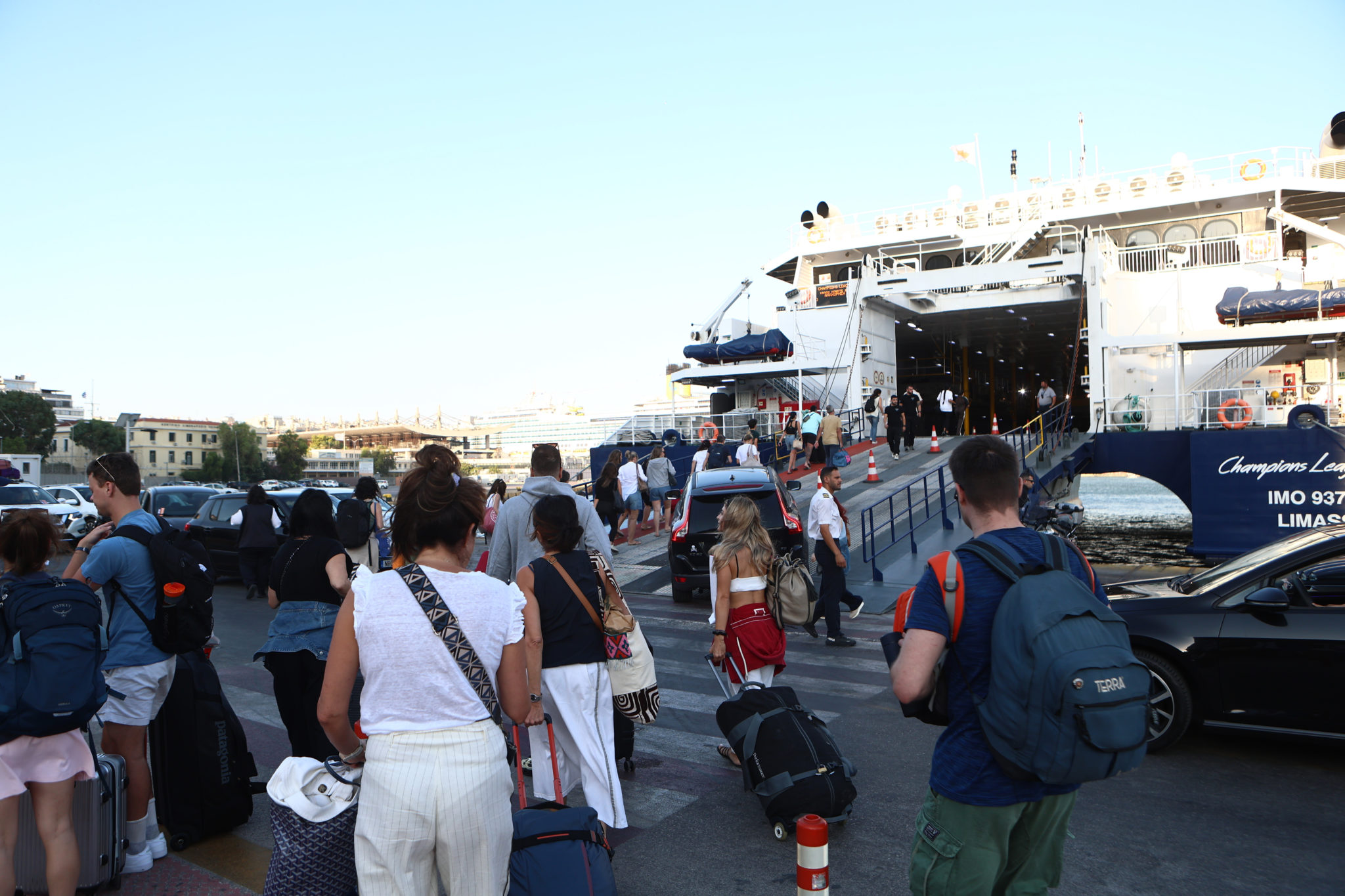 Λιμάνι, Πειραιάς, Αποχώρηση, εκδρομείς, Δεκαπενταύγουστος