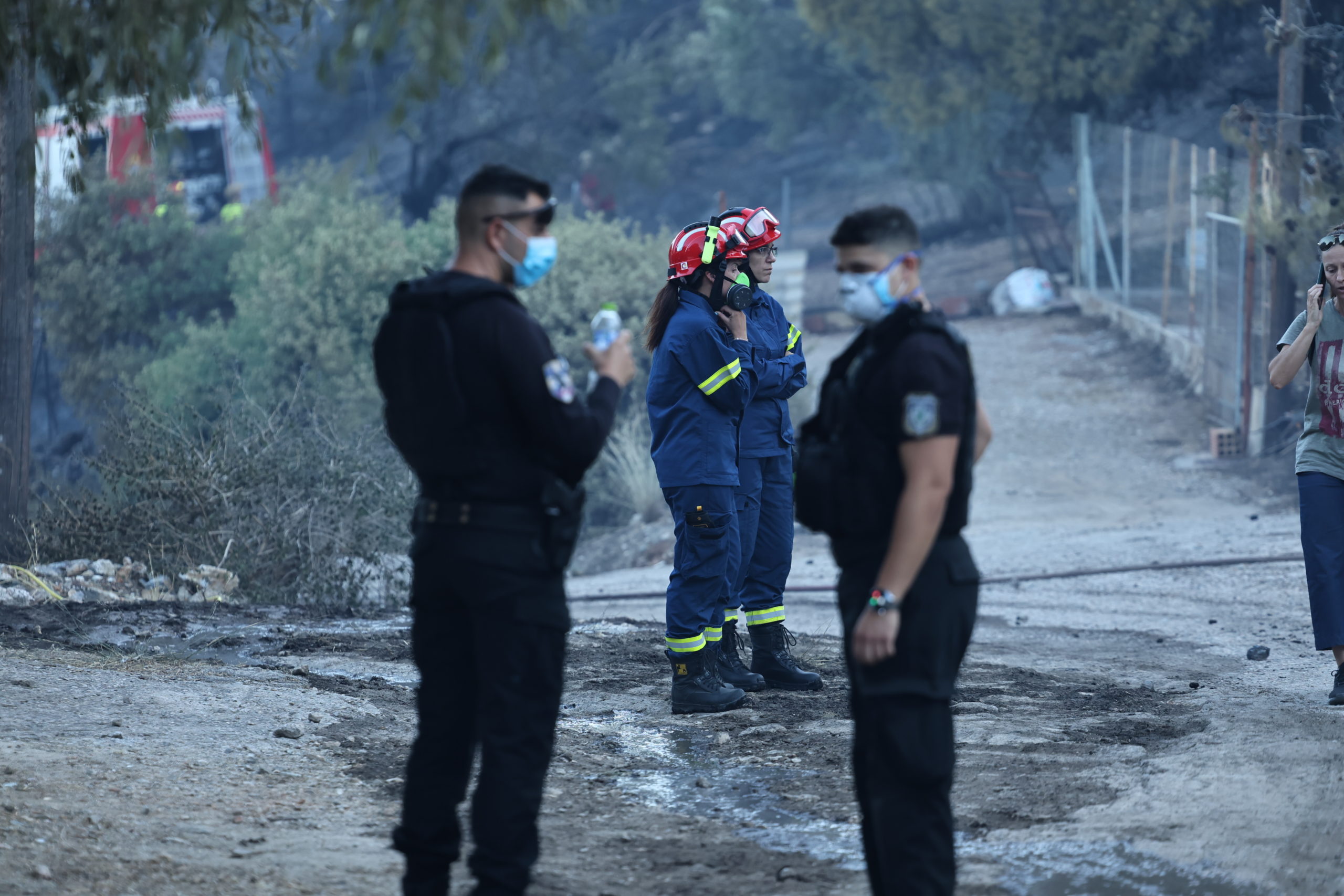 Φωτιά, Σαλαμίνα, νεκροί