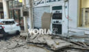 Κατέρρευσε τμήμα μπαλκονιού στο κέντρο της Θεσσαλονίκης – Τσιμεντένια κομμάτια έπεσαν πάνω σε σταθμευμένο αυτοκίνητο