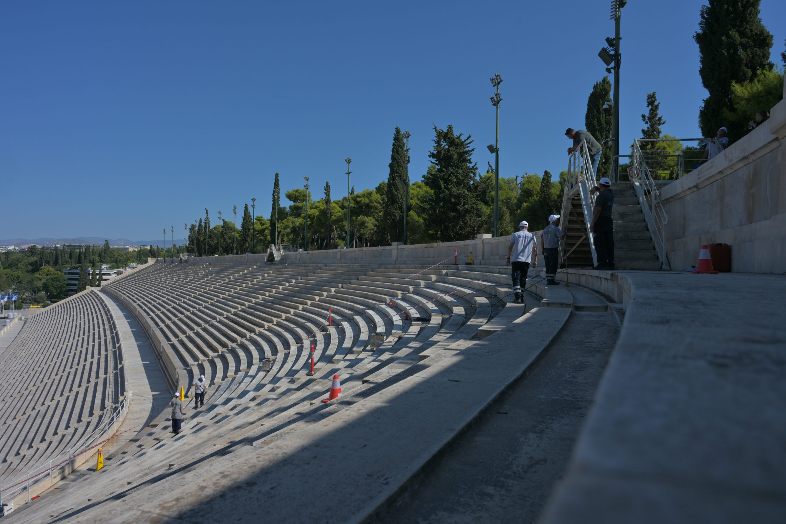 Παναθηναϊκό Στάδιο, Καλλιμάρμαρο, καθαρισμός
