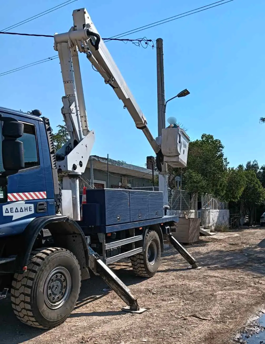 Ρευματοκλοπές, Ασπρόπυργος, Αστυνομία