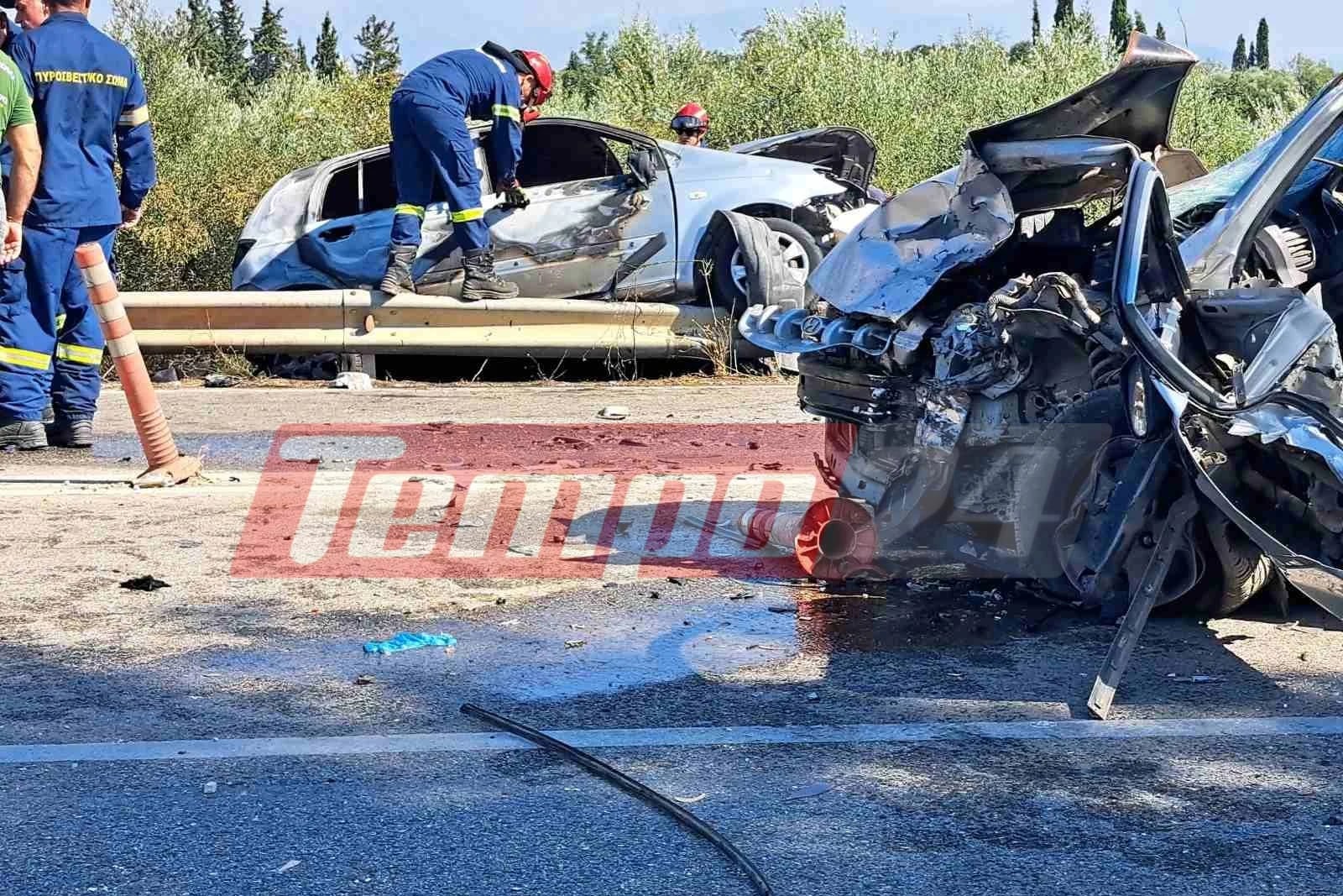Θανατηφόρο τροχαίο στην Κάτω Αχαΐα – Μία νεκρή και ένας τραυματίας έπειτα από σύγκρουση δύο οχημάτων