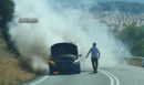 Αργολίδα: Πυρκαγιά έκαψε ολοσχερώς πολυτελές αυτοκίνητο - ΒΙΝΤΕΟ