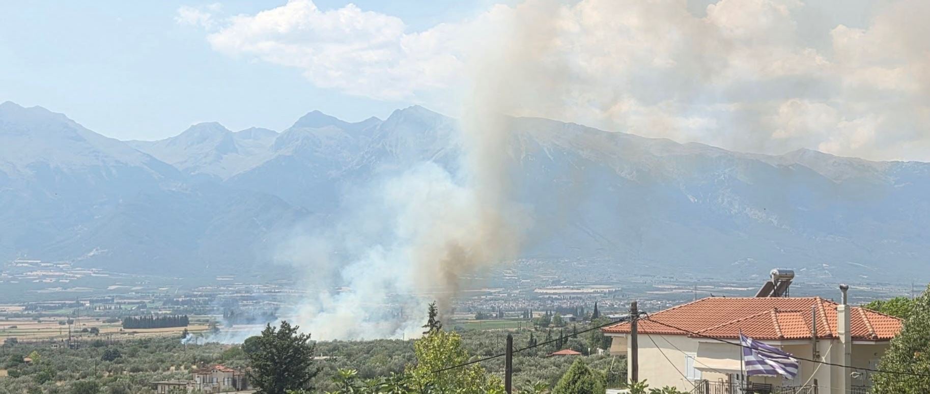 Φωτιά στην Ελάτεια Φθιώτιδας – Ήχησε το 112