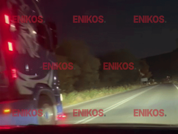 Βίντεο: Ασυνείδητος οδηγός νταλίκας έκανε προσπέραση σε διπλή διαχωριστική γραμμή – Από τύχη δεν συγκρούστηκε με άλλο φορτηγό