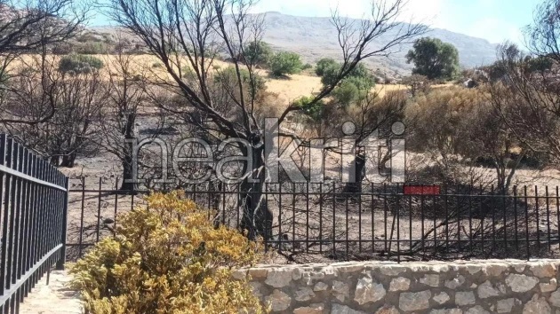 Φωτιά, Ρέθυμνo, καταστροφές