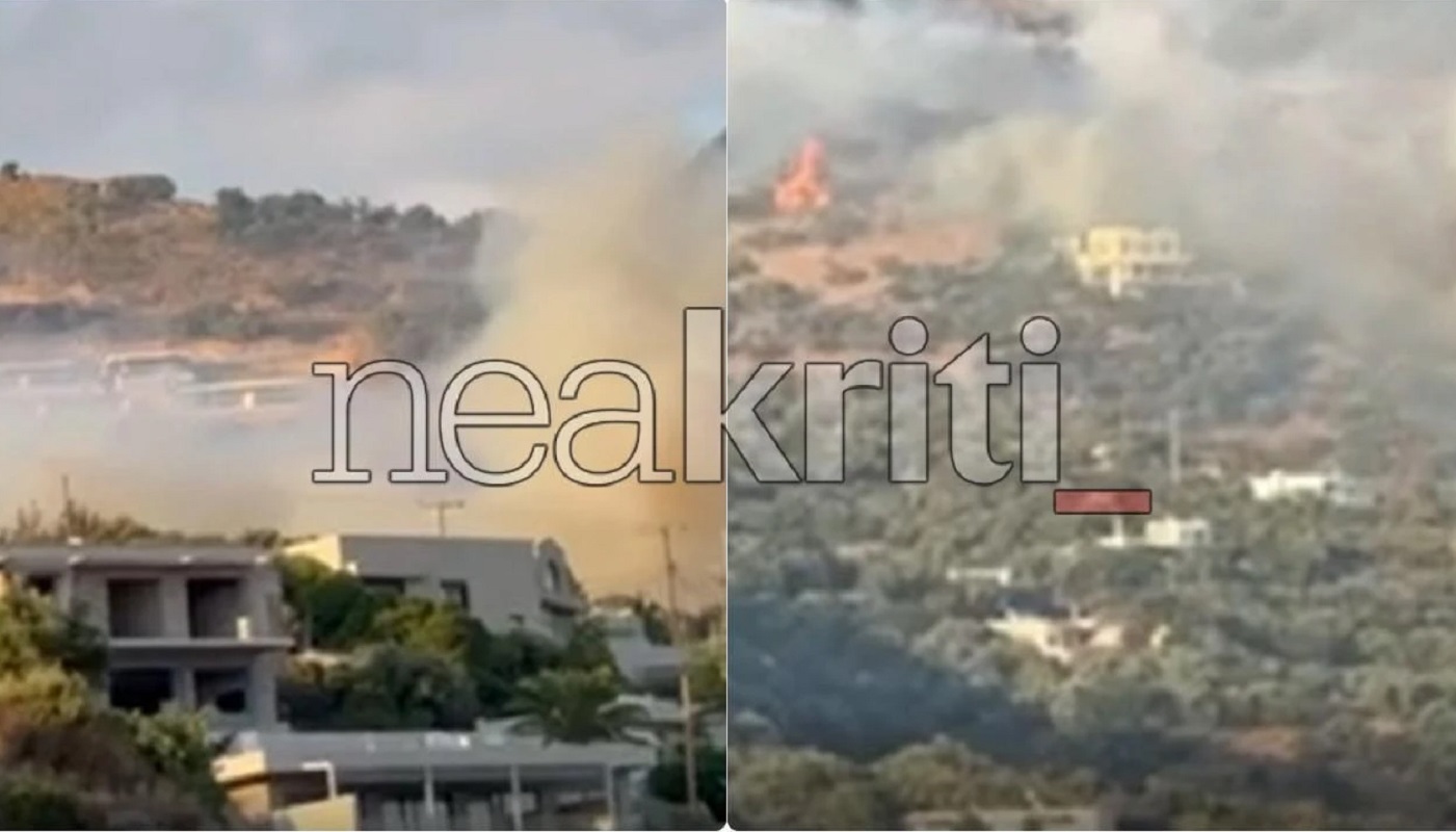 Φωτιά στο νότιο Ρέθυμνο – Ήχησε το 112 για εκκένωση των περιοχών Φωτεινάρι και Σούδα