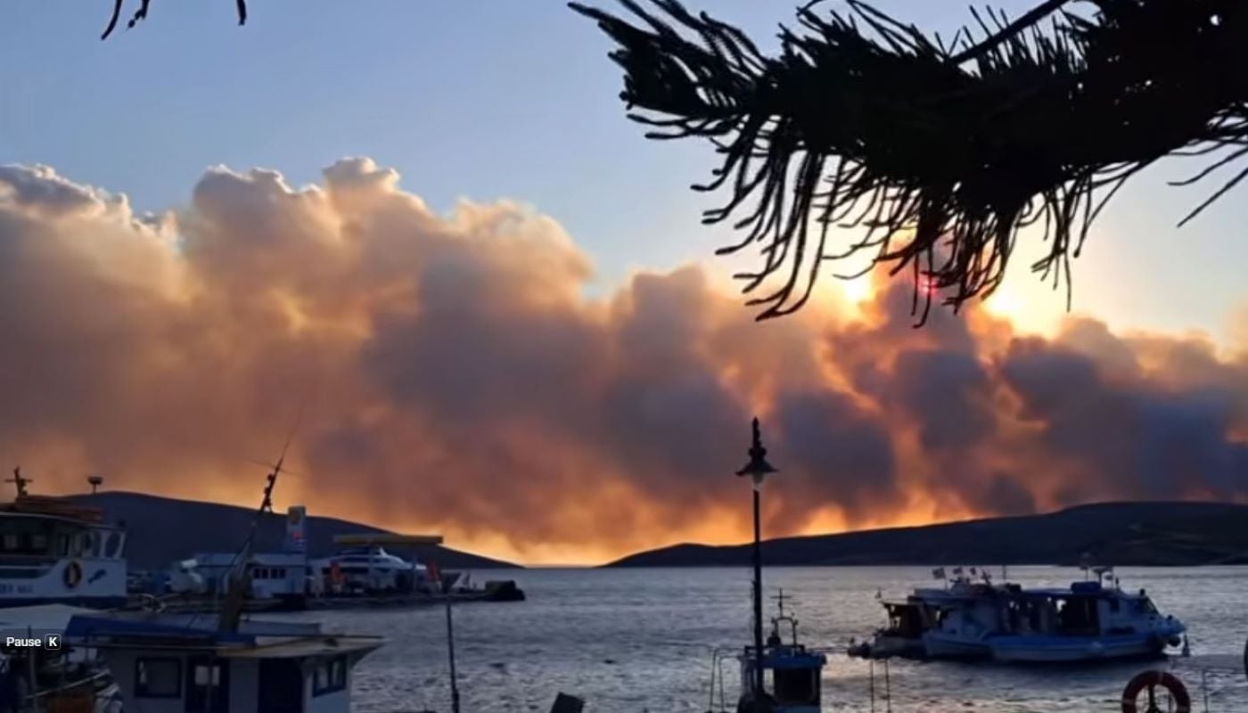 Μαίνεται η φωτιά στη Σκύρο: Ολονύχτια η μάχη με τις φλόγες και τους ισχυρούς ανέμους – Επιχειρούν τα εναέρια μέσα – ΦΩΤΟ και ΒΙΝΤΕΟ