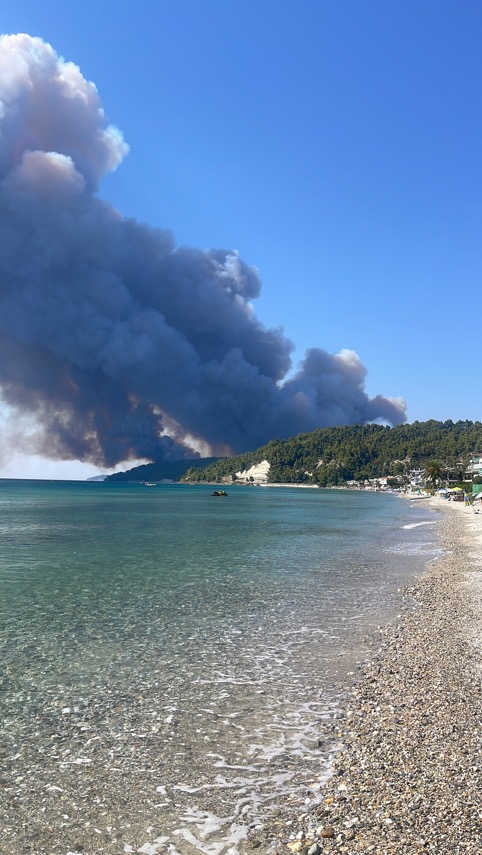 Φωτιά, Χαλκιδική