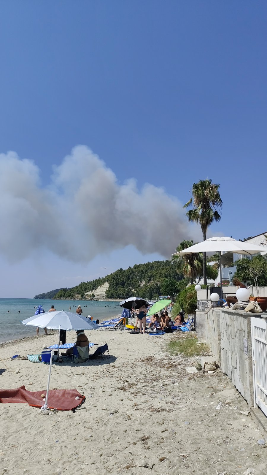 Φωτιά, Χαλκιδική