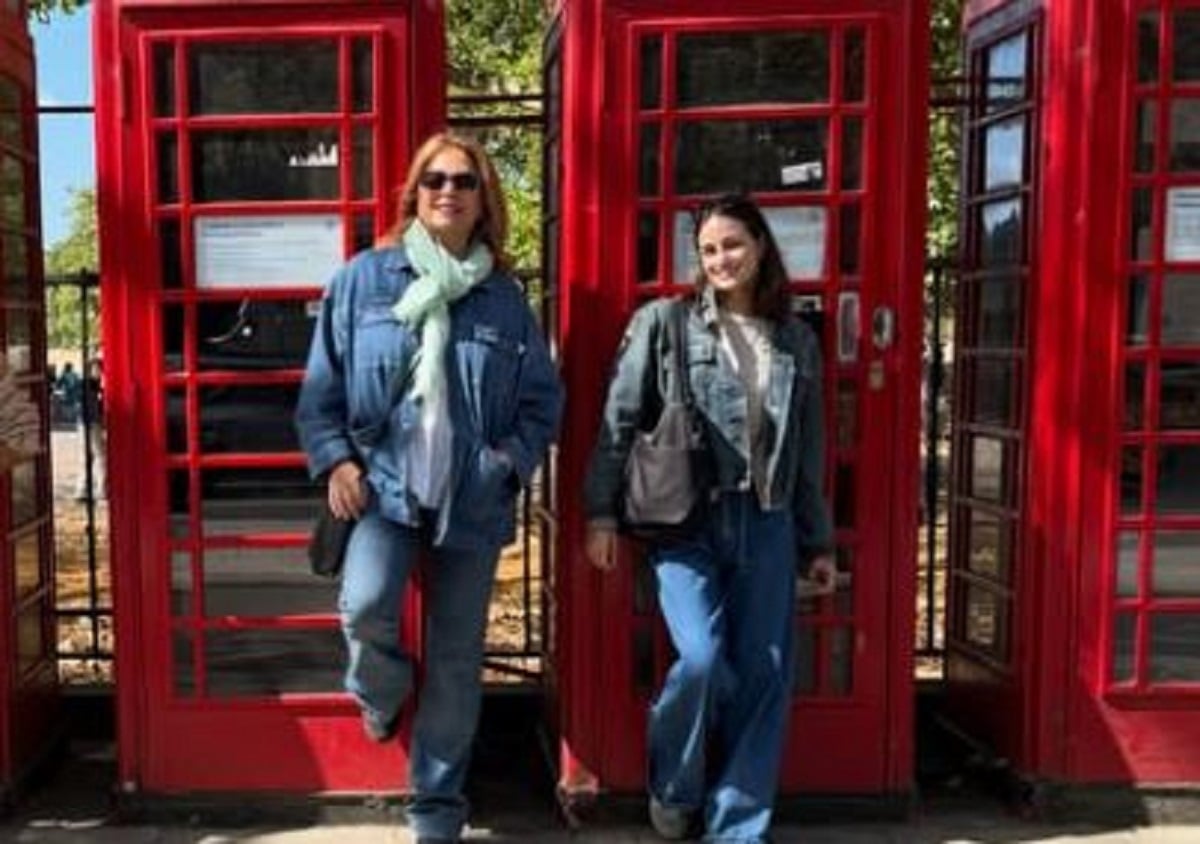 Απόδραση στο Λονδίνο για την Άντζελα Γκερέκου και την κόρη της Μαρία Βοσκοπούλου – ΦΩΤΟ