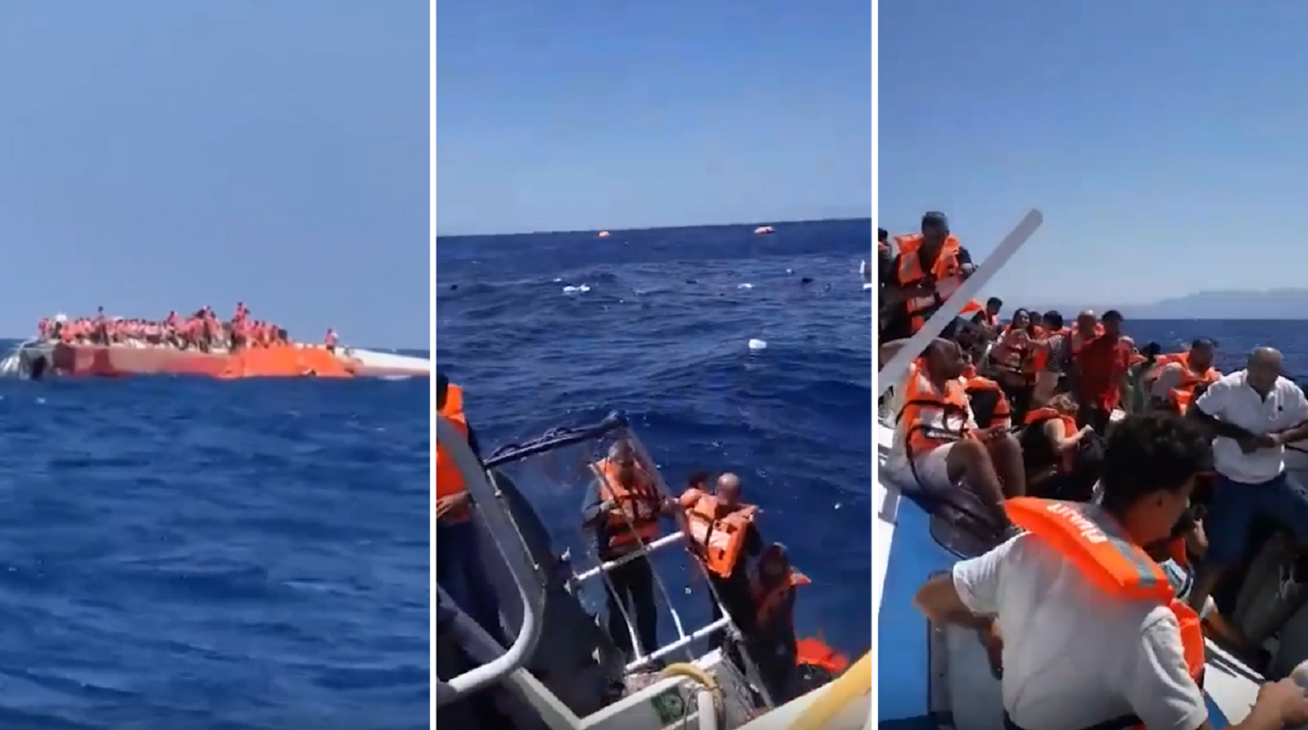 Τραγωδία στην κατεχόμενη Κερύνεια: Συγκλονιστικό βίντεο μέσα απο το καταμαράν λίγο πριν βυθιστεί – Ούρλιαζαν οι επιβάτες