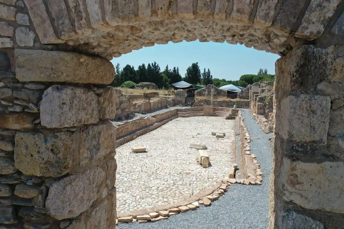 Η πισίνα και ο χώρος του γυμναστηρίου. Φωτογραφία: Υπουργείο Πολιτισμού της Τουρκίας