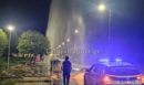 Βίντεο: «Συντριβάνι» ύστερα από τροχαίο στη Λαμία - Τα νερά έφτασαν σε ύψος 8 μέτρων