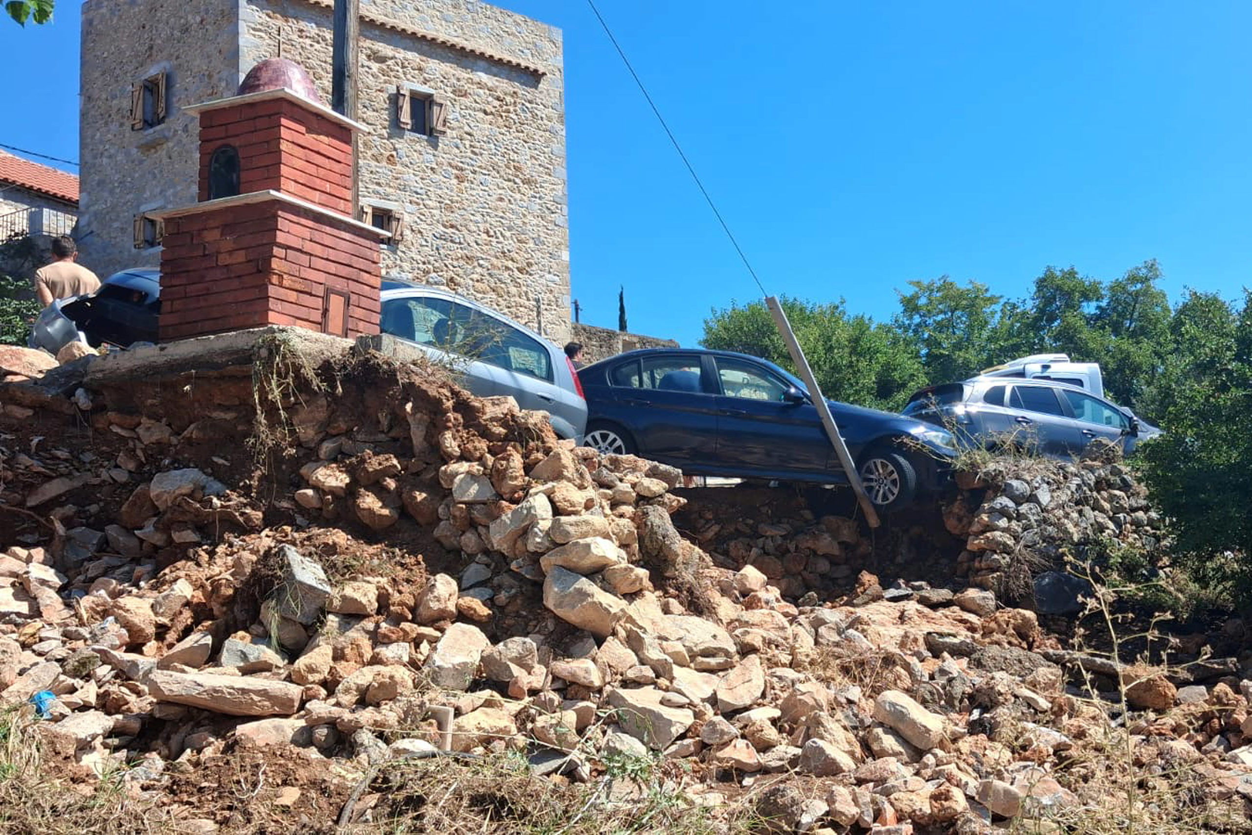 Μάνη, Ζημιές