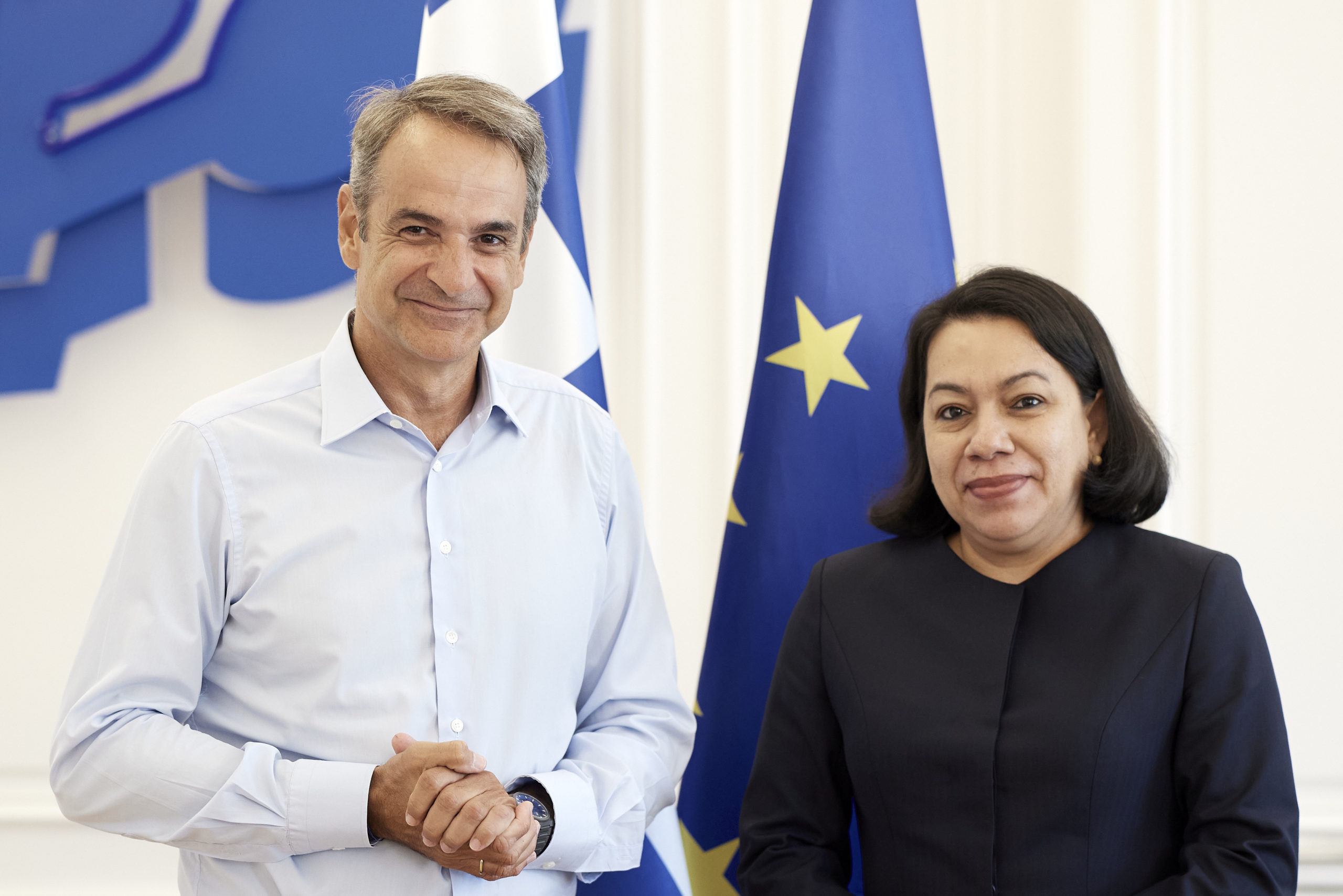 Κυριάκος Μητσοτάκης , Κάρολιν Ροντρίγκες Μπιρκέτ