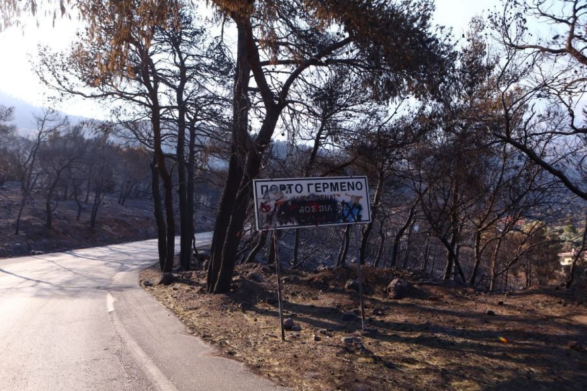Η ασύλληπτη καταστροφή στο Πόρτο Γερμενό μέσα από 10 συγκλονιστικές ΦΩΤΟ – Αποκαρδιωτικές οι εικόνες μετά την πυρκαγιά